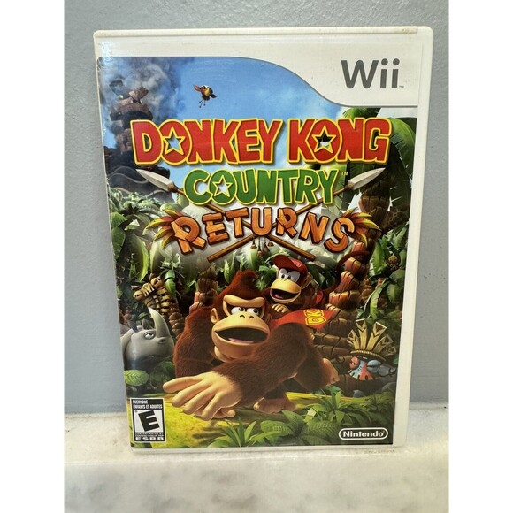 Nintendo Donkey Kong Country Returns (Nintendo Wii, 2010) Complete. Tested - Picture 1 of 9